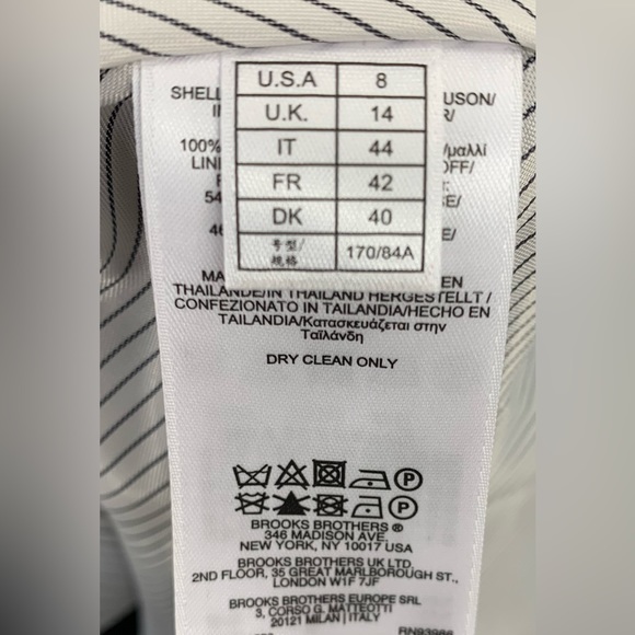 Brooks Brothers Red Fleece Striped Dress - Picture 9 of 9